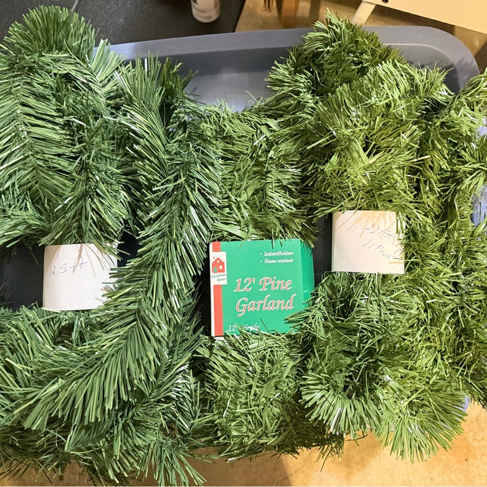 Green Pine Garland for Holiday Decor